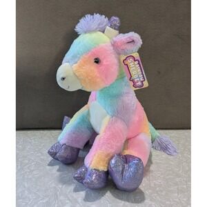 Fiesta Rainbow Sherbet Giraffe Plush Stuffed Animal